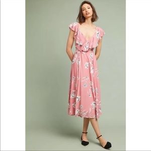 Anthropologie Yumi Kim Darby Wrap Dress Size MP
